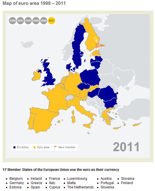 karta ver Euro-omrdet r 2011